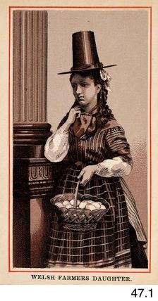 Welsh Farmer's Daughter, c1860s-1880s. Creator: Charles Smith Allen