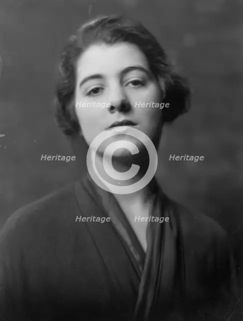 Welsh, H., Miss, portrait photograph, 1917 Apr. 20. Creator: Arnold Genthe.
