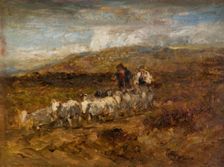 Welsh Shepherds, 1841. Creator: David Cox the elder