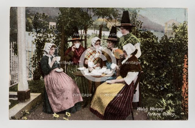 'Welsh women fortune telling', c1900. Creator: Unknown.