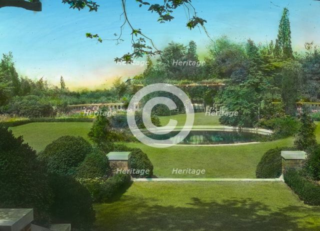 "Welwyn," Harold Irving Pratt house, 100 Crescent Beach Road, Glen Cove, New York, c1918. Creator: Frances Benjamin Johnston.