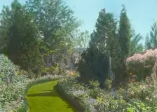 "Welwyn," Harold Irving Pratt house, 100 Crescent Beach Road, Glen Cove, New York, c1914. Creator: Frances Benjamin Johnston