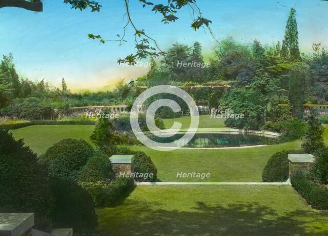 "Welwyn," Harold Irving Pratt house, 100 Crescent Beach Road, Glen Cove, New York, c1918. Creator: Frances Benjamin Johnston.