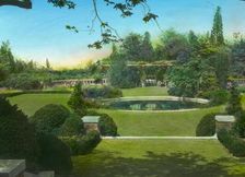 "Welwyn," Harold Irving Pratt house, 100 Crescent Beach Road, Glen Cove, New York, c1918. Creator: Frances Benjamin Johnston