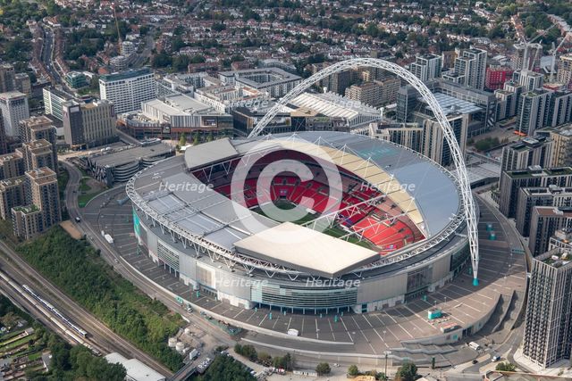 Wembley Stadium, London, 2021. Creator: Damian Grady.