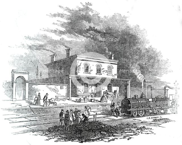 Wendon Station, 1845. Creator: Unknown.