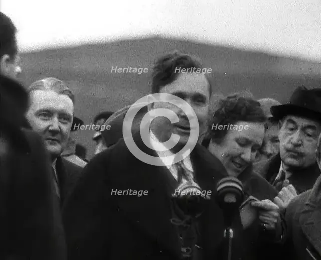 Wendell Willkie Talking to the Camera, 1941. Creator: British Pathe Ltd.