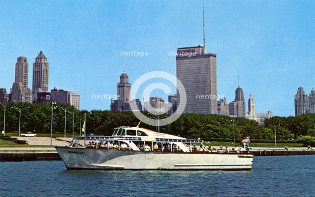 Wendella boat rides, Chicago, Illinois, USA, 1960. Artist: Unknown