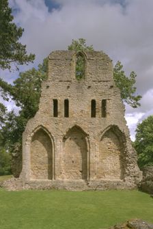 Wenlock Priory, Much Wenlock, Shropshire, 1998. Artist: J Bailey