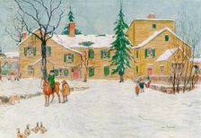 Wentworth Mansion, New Hampshire, USA, c18th century (1921).Artist: James Preston
