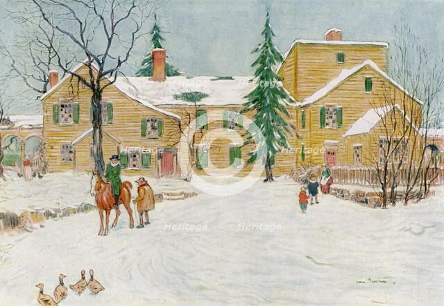 Wentworth Mansion, New Hampshire, USA, c18th century (1921).Artist: James Preston