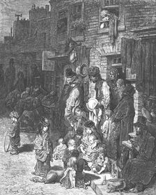 Wentworth Street, Whitechapel 1872. Creator: Gustave Doré