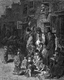 Wentworth Street, Whitechapel London, 1872