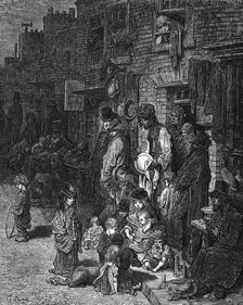 Wentworth Street, Whitechapel London, 1872