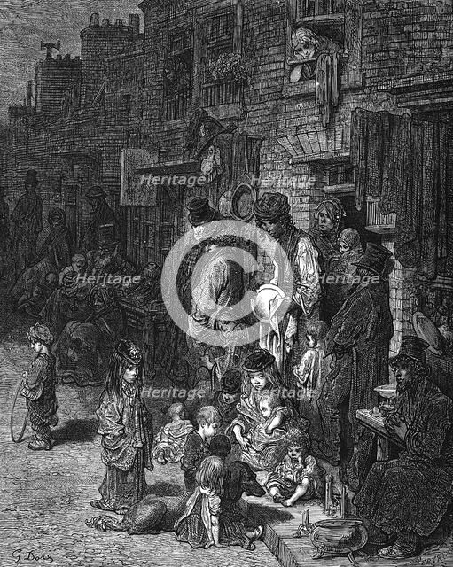 'Wentworth Street, Whitechapel', London, 1872. Artist: Unknown