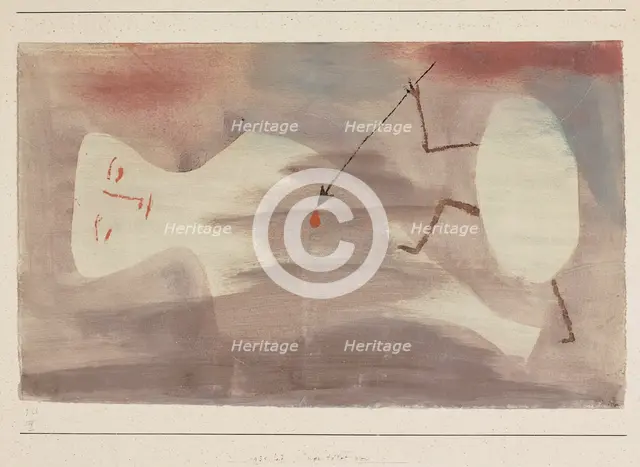 Wer tötet wen (Who kills whom), 1931. Creator: Klee, Paul (1879-1940).