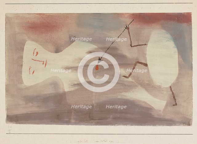 Wer tötet wen (Who kills whom), 1931. Creator: Klee, Paul (1879-1940).
