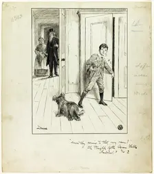 Were They Coming to That Very Room? (The Knights of the Square Table), c.1890. Creator: A. Monro