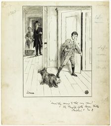 Were They Coming to That Very Room? (The Knights of the Square Table), c.1890. Creator: A. Monro