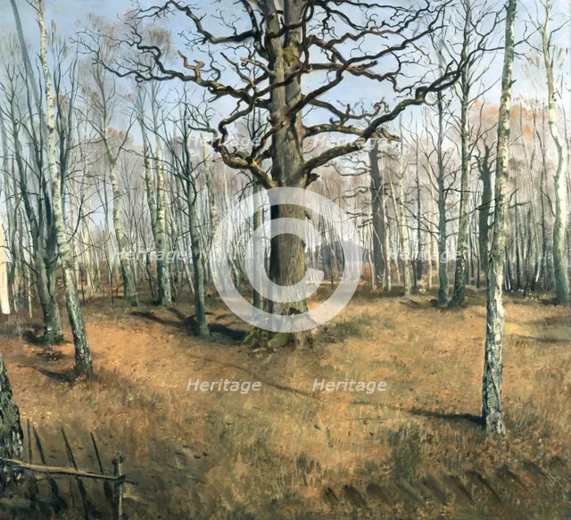 Wermsdorf Forest, 1859. Artist: Rayski, Louis Ferdinand von (1806-1890)