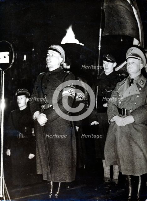 Werner Kuhnt, regional Hitler Youth leader, Potsdam Municipal Castle, Germany, 18 April 1936 Creator: Unknown.