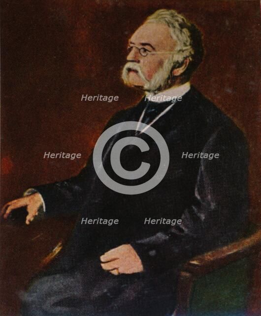 'Werner von Siemens 1816-1892. Gemälde von Lenbach', 1934. Creator: Unknown.