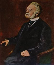 Werner von Siemens 1816-1892. Gemälde von Lenbach 1934. Creator: Unknown