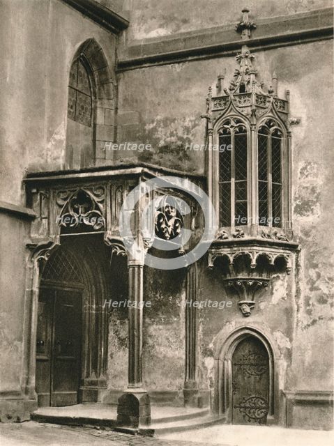 'Wertheim a. Main - Porch and choir of the Parochial Church', 1931. Artist: Kurt Hielscher.