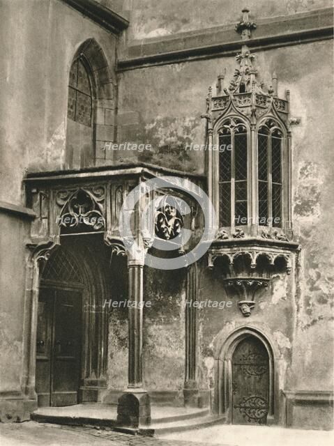 'Wertheim a. Main - Porch and choir of the Parochial Church', 1931. Artist: Kurt Hielscher.