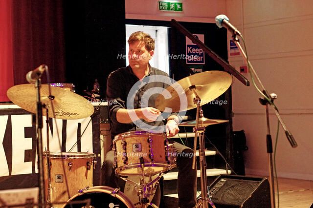 Wesley Gibbens, Darius Brubeck Quartet, Battle Jazz Festival, Battle, East Sussex, July 2023. Creator: Brian O'Connor.