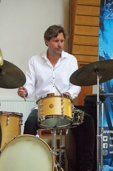 Wesley Gibbens, Darius Brubeck Quartet, NJA Fundraiser, Loughton Methodist Church, Essex, Sep 2021. Creator: Brian O'Connor