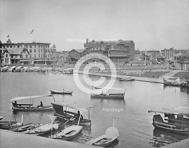 'Wesley Lake, Asbury Park, New Jersey', c1897. Creator: Unknown.