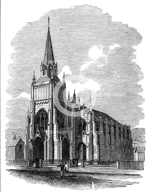 Wesleyan Church, Wellington, New Zealand, 1870. Creator: Unknown.