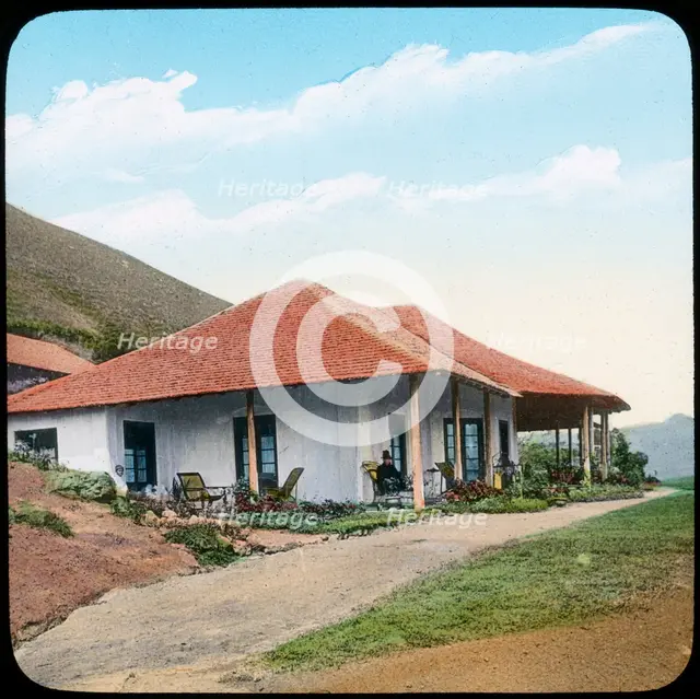 Wesleyan mission house, Uva Province, Ceylon. Artist: Unknown