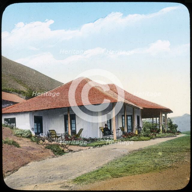 Wesleyan mission house, Uva Province, Ceylon. Artist: Unknown