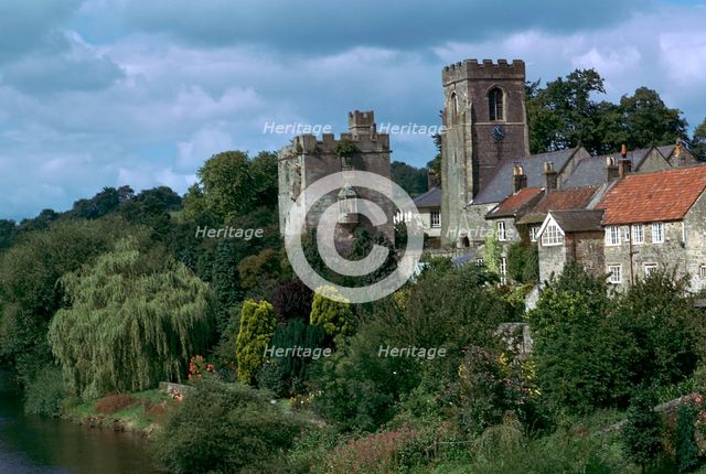 West Tanfield and the River Ure.