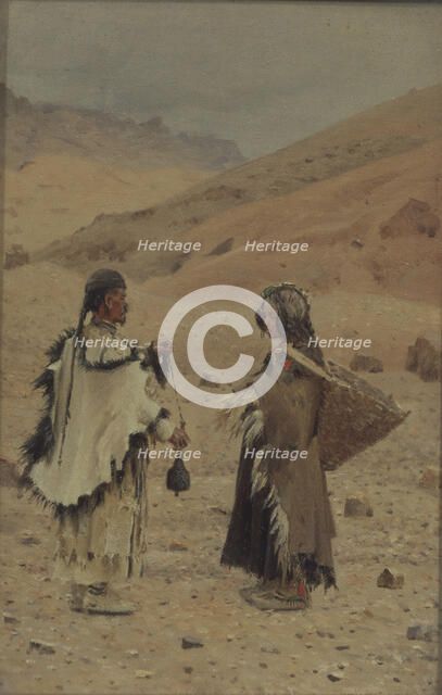 West Tibetans. Artist: Vereshchagin, Vasili Vasilyevich (1842-1904)
