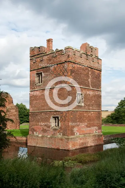 West Tower, Kirby Muxloe Castle, Leicestershire, 2006. Artist: Alun Bull.