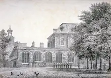 West view of the Chapel of St Peter ad Vincula, Tower of London, c1800. Artist: Anon