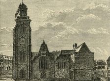 West View of the Old Church of St. Martin's-in-the-Fields; Pulled Down in 1721 (1881). Creator: Unknown