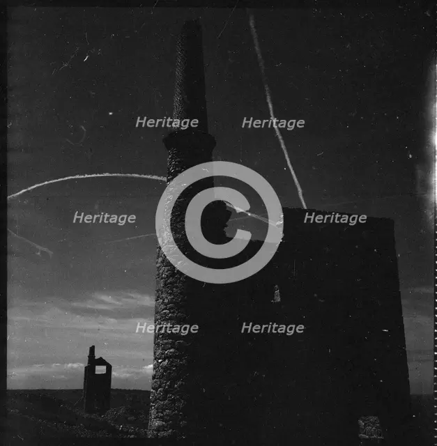 West Wheal Owles Mine, Engine House, Botallack, St. Just, Cornwall, 1967-1970. Creator: Eileen Deste.