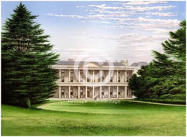 West Wycombe House, Buckinghamshire, home of Baronet Dashwood, c1880. Artist: Unknown