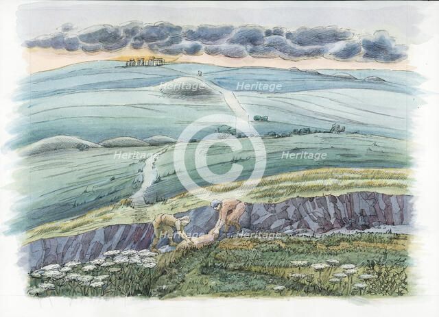 West Amesbury Farm, Stonehenge Road, Amesbury, Wiltshire, 2016. Creator: Judith Dobie.