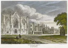 West aspect of Newstead Abbey, Nottinghamshire, 1813. Creator: Skelton