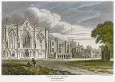 West aspect of Newstead Abbey, Nottinghamshire, 1813. Creator: Skelton