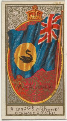 West Australia, from Flags of All Nations, Series 2 (N10) for Allen & Ginter Cigarettes Br..., 1890. Creator: Allen & Ginter