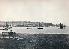 West Cowes - View from East Cowes 1895