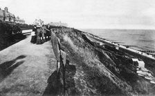 West Cliff and gardens, Felixstowe, Suffolk, early 20th century