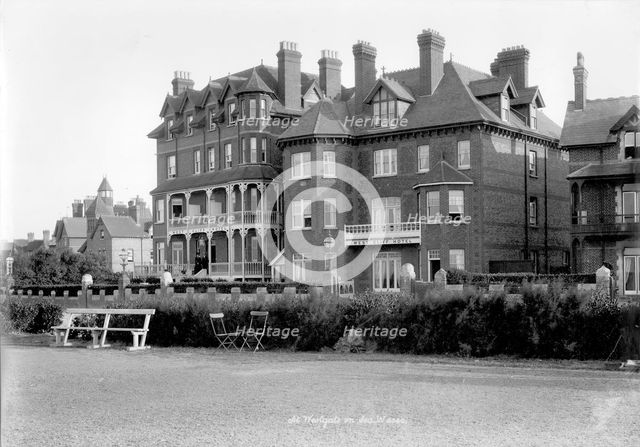 West Cliff Hotel, Westgate-on-Sea, Margate, Kent, 1890-1910. Artist: Unknown