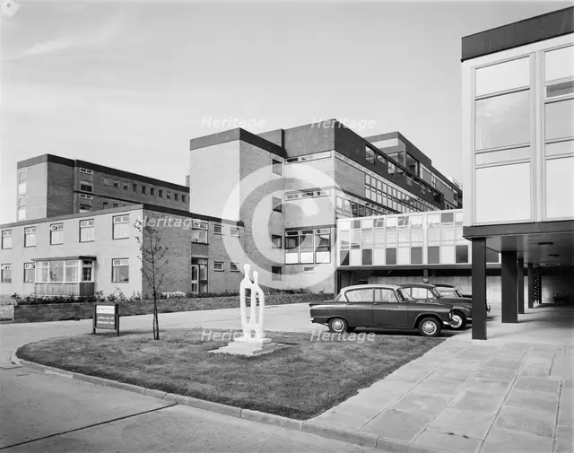 West Cumberland Hospital, Homewood Road, Homewood, Whitehaven, Copeland, Cumbria, 1964. Creator: John Laing plc.